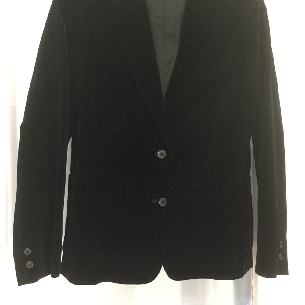Black Velveteen Women’s Blazer Size 10
